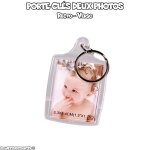 Porte - cl�s deux photos (recto verso)