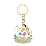 Porte - cles metal palette fabuleuse atsem