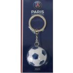 Porte - clefs - psg - ballon - metal et pvc - mixte - dim 3. 5cm