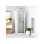Porte coulissante 3 volets roth equi eicl310019vpe 1000x1900 mm argent poli verre clair
