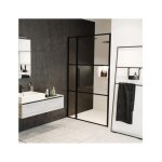 Porte de douche battante en niche grid 104 riho 120x200 cm - -