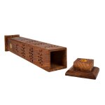 Porte encens bois motifs antiques