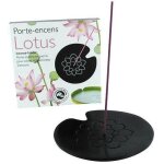 Porte encens lotus en pierre naturelle