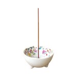 Porte - encens v�g�tal flora pour b�tonnets d'encens - les encens du monde