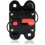 Porte - fusible de réinitialisation de disjoncteur etanche 12 v - 24 v 60 a pour la protection du système ... Porte - fusible de réinitialisation de disjoncteur etanche 12 v - 24 v 60 a pour la protection du système ...