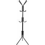 Porte manteaux 12 crochets 170 cm - noir
