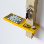 Porte manteaux multi - usage allumette jaune