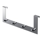 Porte - manteaux multiples en acier chrome