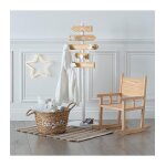 Porte manteaux pancarte 5 pat�res en bois pour chambre d'enfant