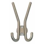 Porte - manteaux sur lice inox 304 - 2 t�tes cadap