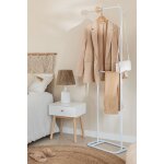 Porte - manteau sur pied ahdri blanc
