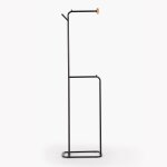 Porte - manteau sur pied ahdri noir