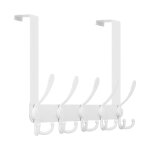 Porte - manteaux triple � suspendre au mur ¿ porte - serviettes blanc pour manteaux, serviettes et accessoire ...