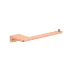 Porte papier toilettes mural nil en laiton rose gold poli 15, 8 cm - -