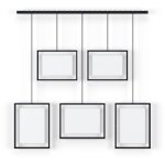 Porte photos escalier 5 cadres exhibit