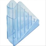 Porte - revues bleu transparent
