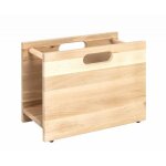 Porte revues en bois  htre  40cm naturel