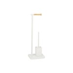 Porte - rouleau de brosse wc en m�tal blanc andrea house - generique - ba72127