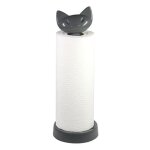 Porte rouleau essuie tout t�te de chat anthracite - ts