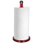 Porte rouleaux essuie tout effet métallisé avec base lourde stable cheffinger rouge Porte rouleaux essuie tout effet métallisé avec base lourde stable cheffinger rouge
