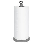 Porte rouleaux essuie tout effet pierre avec base lourde stable cheffinger gris Porte rouleaux essuie tout effet pierre avec base lourde stable cheffinger gris