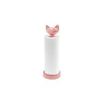 Porte rouleau essuie tout t�te de chat corail - ts