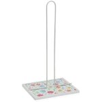 Porte - rouleau de papier de cuisine - versa - flandre - mtal - acier - bois mdf - 14, 5 x 18 x 32, ...