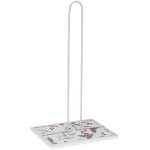 Porte - rouleau de papier de cuisine - versa - multicolore - mtal acier bois - 14, 5 x 18 x 32, 5 cm ...