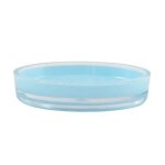 Porte savon acrylique tahiti bleu clair - msv - forme pratique et �l�gante - robuste et facile � nettoyer ...