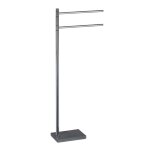Porte - serviettes avec 2 bras articules chromes silene