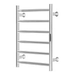 Porte - serviettes chauffant � 6 barres - duoku - montage mural - etanch�it� ipx5 - temp�rature � 5 niveaux ...