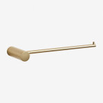 Porte - serviettes mural avec barre ¿�20 cm pour salle de bains en acier inoxydable devon or bross� ...