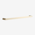 Porte - serviettes mural avec barre ¿�60 cm pour salle de bains en acier inoxydable alameda or bross� ...