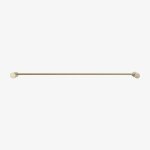 Porte - serviettes mural avec barre ¿�60 cm pour salle de bains en acier inoxydable devon or bross� ...