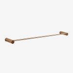 Porte - serviettes mural avec barre ¿�60 cm pour salle de bains en acier inoxydable devon or rose bross� ...