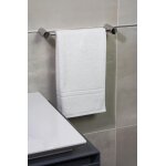 Porte serviettes mural � clipser inox l. 30 cm mat inter bilbao