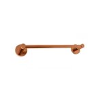 Porte - serviette mural colorado en laiton rose gold bross� 34, 3x7, 2cm - -