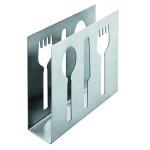 Porte serviettes de table inox - couverts - 11. 5x11