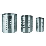 Porte ustensiles cuisine inox 10 cm