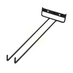 Porte - verres a vin en fer noir, support a verres, barre de barman sous etag�re, porte - verres, organisateur ...