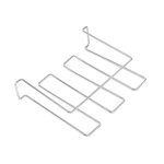 Porte - verres a vin a trois rang�es, support de rangement europ�en antirouille, fil de fer solide, barre ...