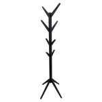 Portemanteau arbre en mdf hauteur 178 cm - noir