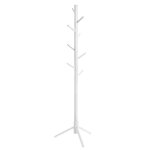 Portemanteau en bois massif porte - v�tement avec 8 crochets pour v�tements sacs veste pour entr�e couloir ...