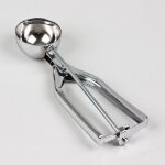 Portionneuse a glace chrome brillant