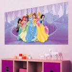 Poster g�ant princesses disney intisse 202x90 cm - enfants