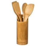 Pot de 4 ustensiles bambou secret de gourmet Pot de 4 ustensiles bambou secret de gourmet