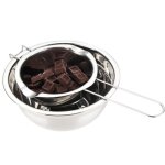 Pot a chocolat en acier inoxydable, cuisine, double chaudi�re, bol a lait, chauffe - beurre, bonbons, ...
