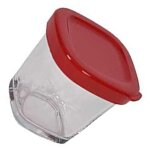 Pot + couvercle (x1) - yaourti�re (ss - 1530000652, ss - 193386 seb)