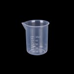 Pot doseur en plastique, 20 / 30 / 50 / 300 / 500 / 1000ml, avec bec verseur, fournitures pour outils ...