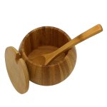 Pot a epices en bois, sucrier, sel et poivre, récipient, outil de cuisine, gadget Pot a epices en bois, sucrier, sel et poivre, récipient, outil de cuisine, gadget